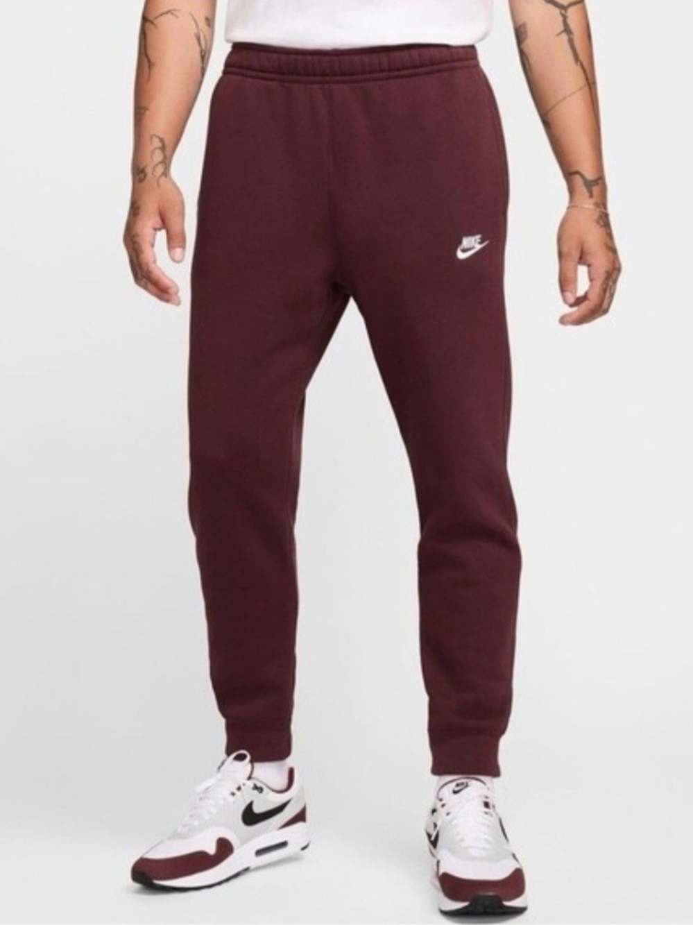 NWT Nike Sportswear Club Fleece Jogger Burgundy Crush Pants 4XL BV2671-652